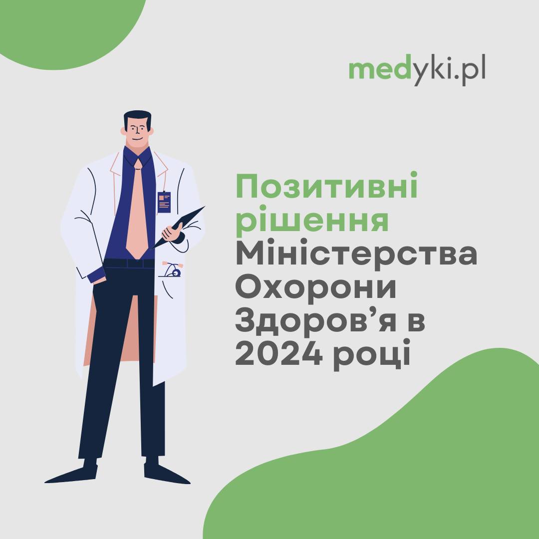 Позитивні Рішення Міністра Охорони Здоров'я Польщі в 2024 році