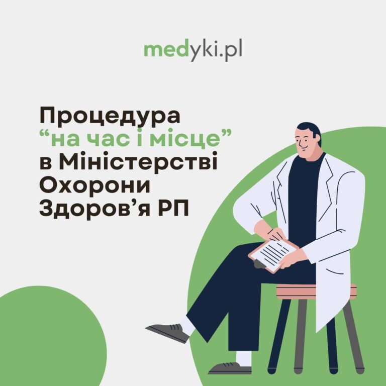 Міністерство Охорони Здоров’я Польщі перестало приймати заявки на процедуру умовного підтвердження кваліфікацій лікарів, медсестер і акушерок